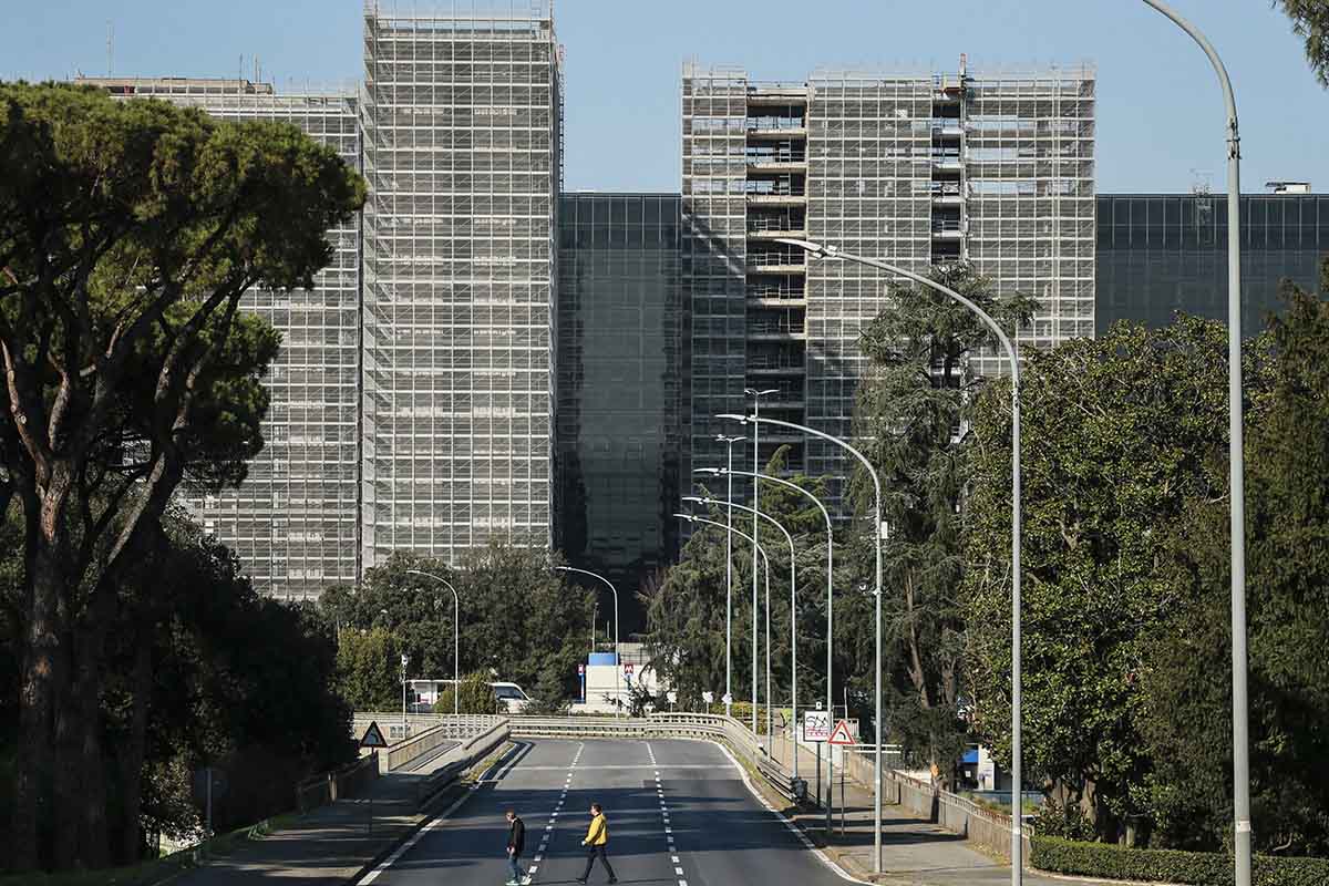 lockdown italia roma