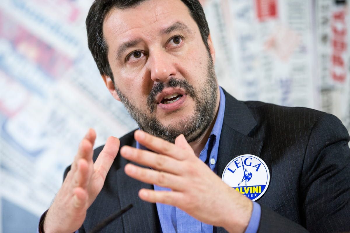 Il segretario della Lega Matteo Salvini