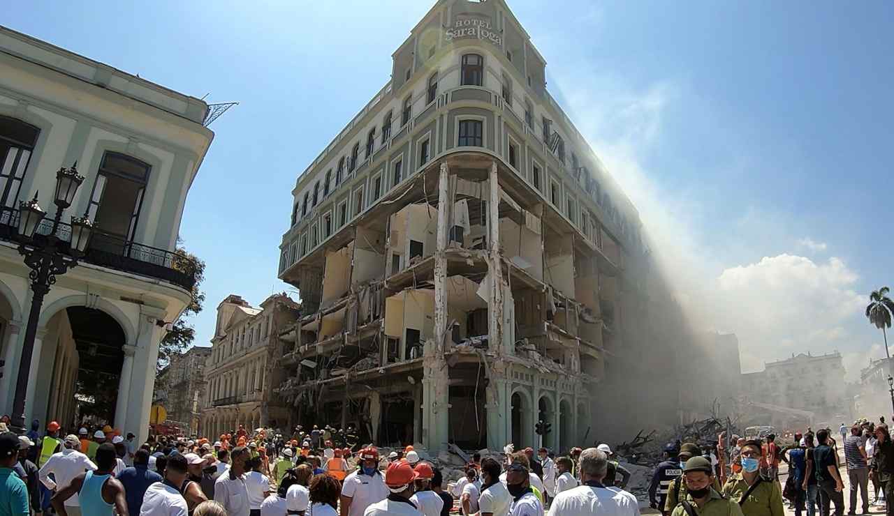 Cuba, hotel Saratoga dopo l'esplosione