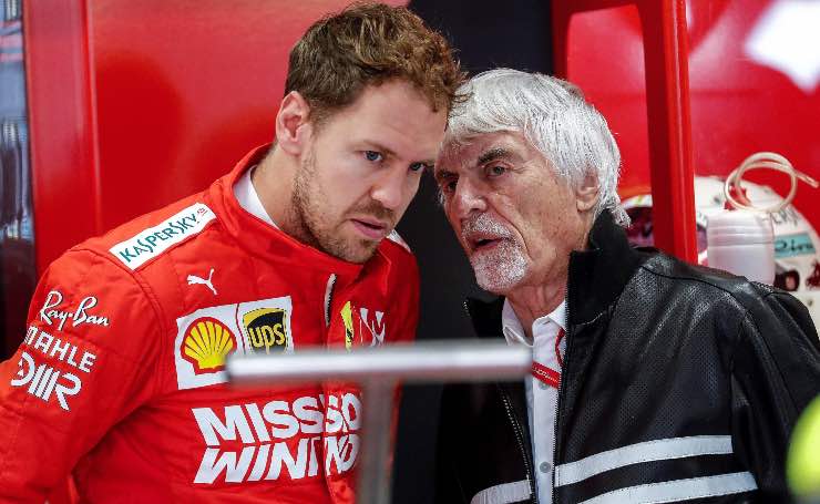 Ecclestone e Vettel