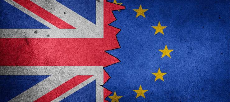 Effige della Brexit e della Unione Europea