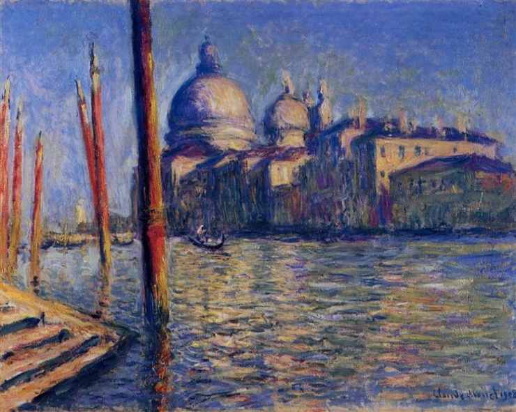 Grand Canal et Santa Maria della Salute di Claude Monet
