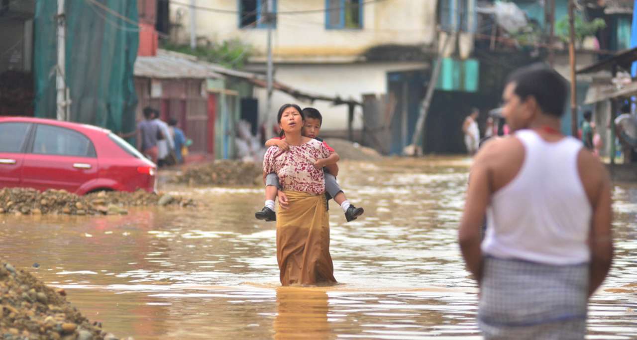 Inondazione in India