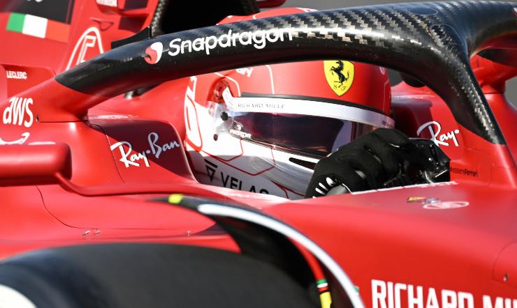 La Ferrari di Charles Leclerc