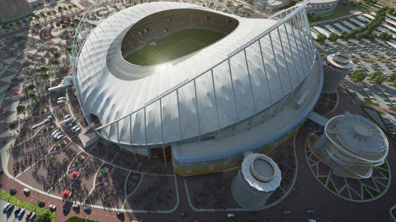 Lo stadio che ospiterà la finale dei Mondiali in Qatar