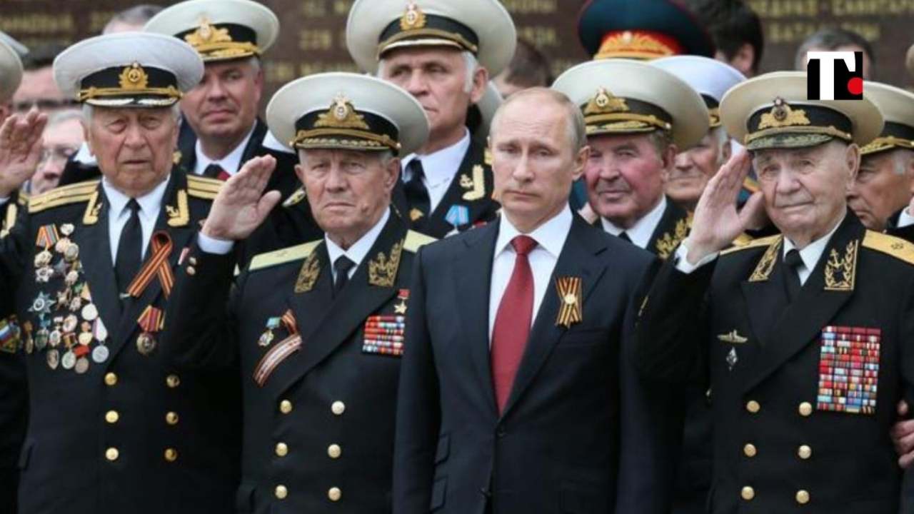 Putin durante la parata militare