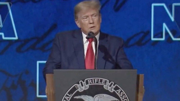 Trump alla convention della Nra