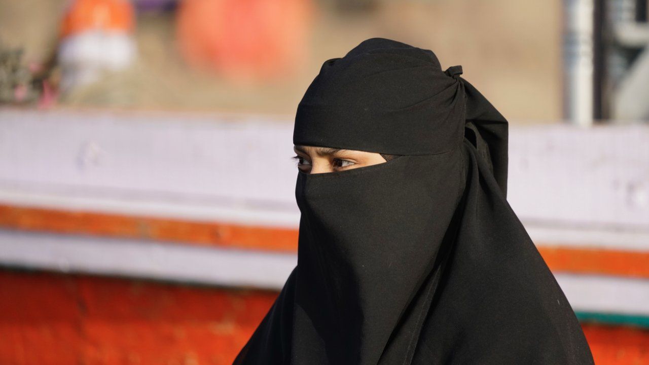 Una donna con il Burqa