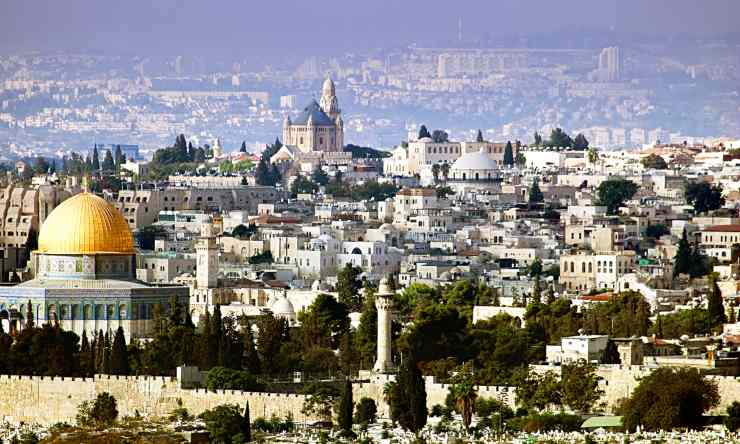 Vista di Gerusalemme dal Monte Olivo