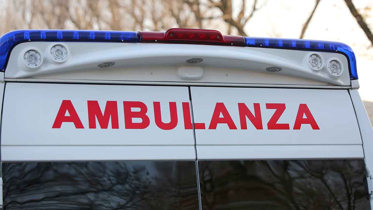 retro di un'ambulanza