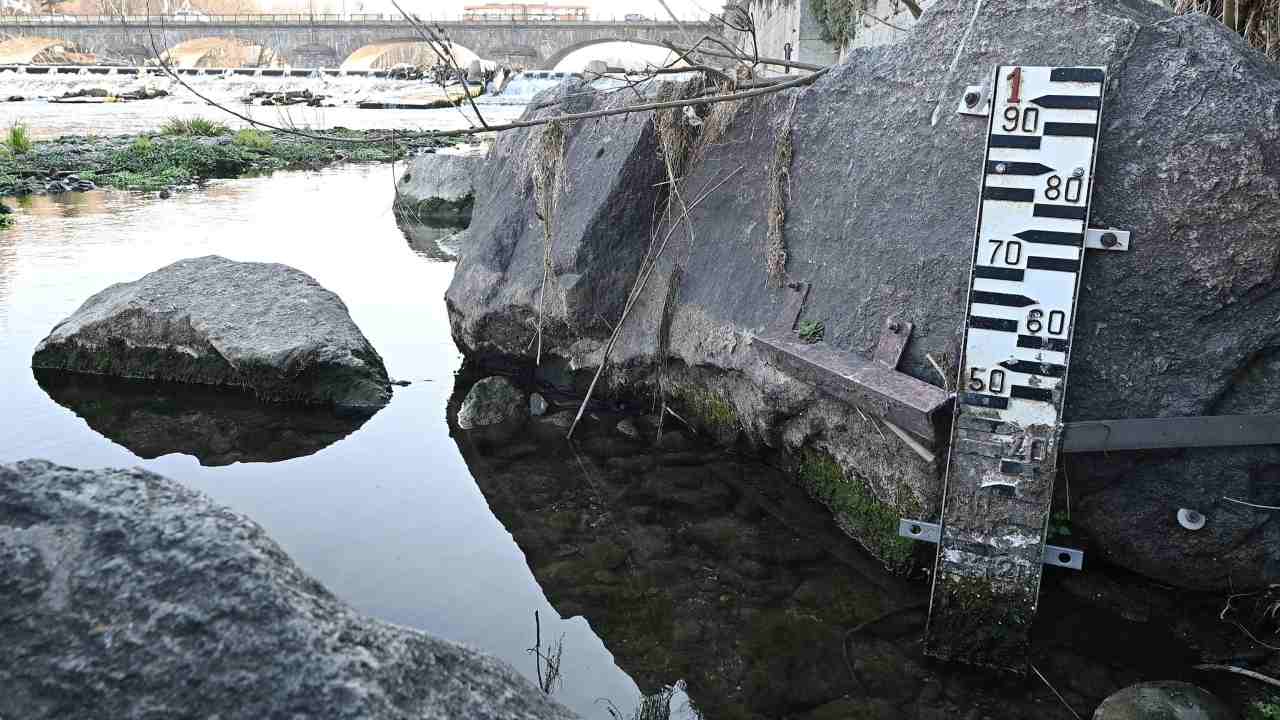 Abbassamento del livello dell'acqua