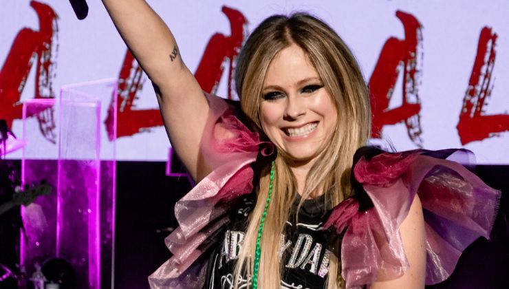 Avril Lavigne sul palco