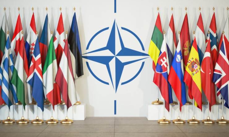Bandiera dei membri della Nato