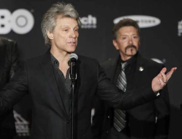 Bon Jovi e Alec John Such 
