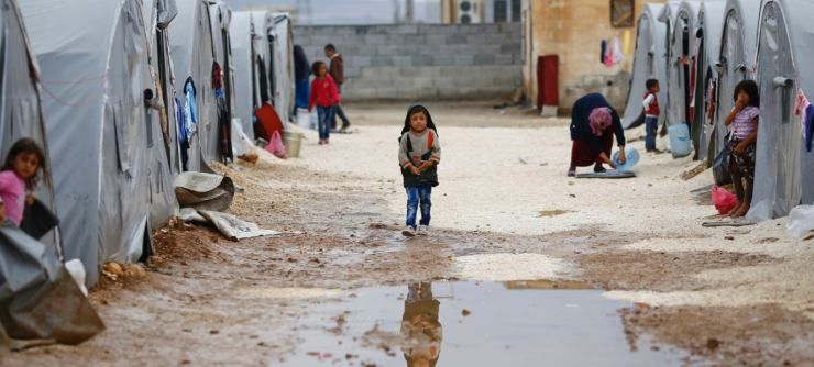 Campo profughi dalla Siria in Turchia
