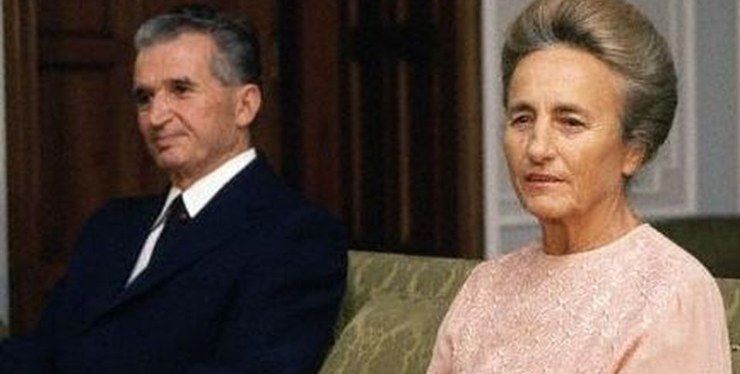 Ceausescu con la moglie