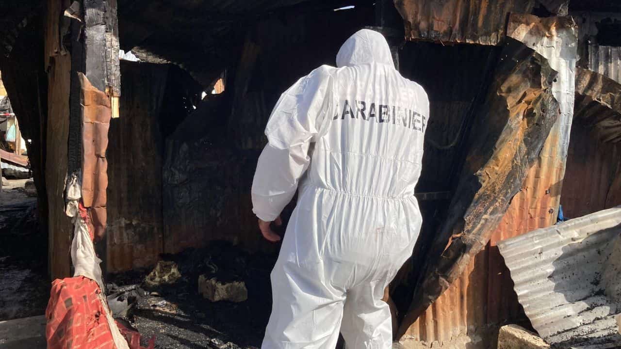 Incendio a Rignano Garganico