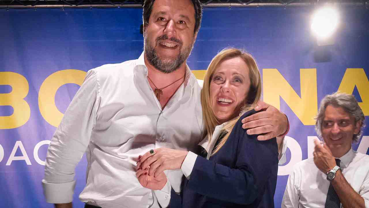 Matteo Salvini e Giorgia Meloni (1)