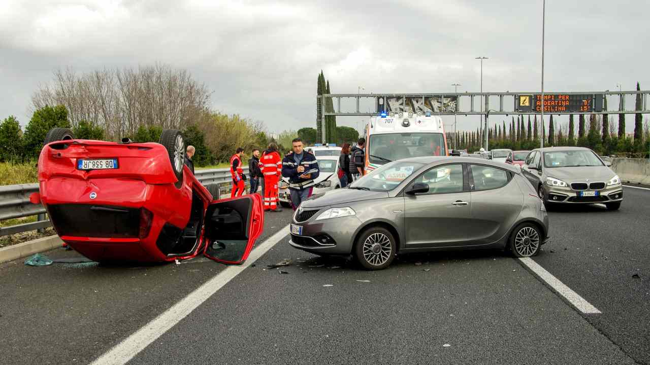 incidente in autostrada