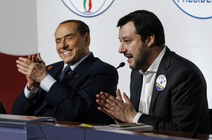 Berlusconi - Salvini atlantismo