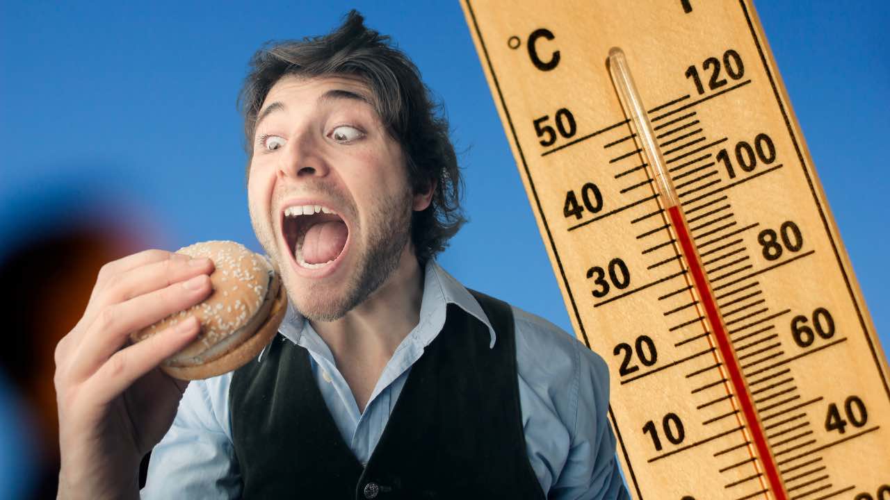 Fame con l'aumento delle temperature