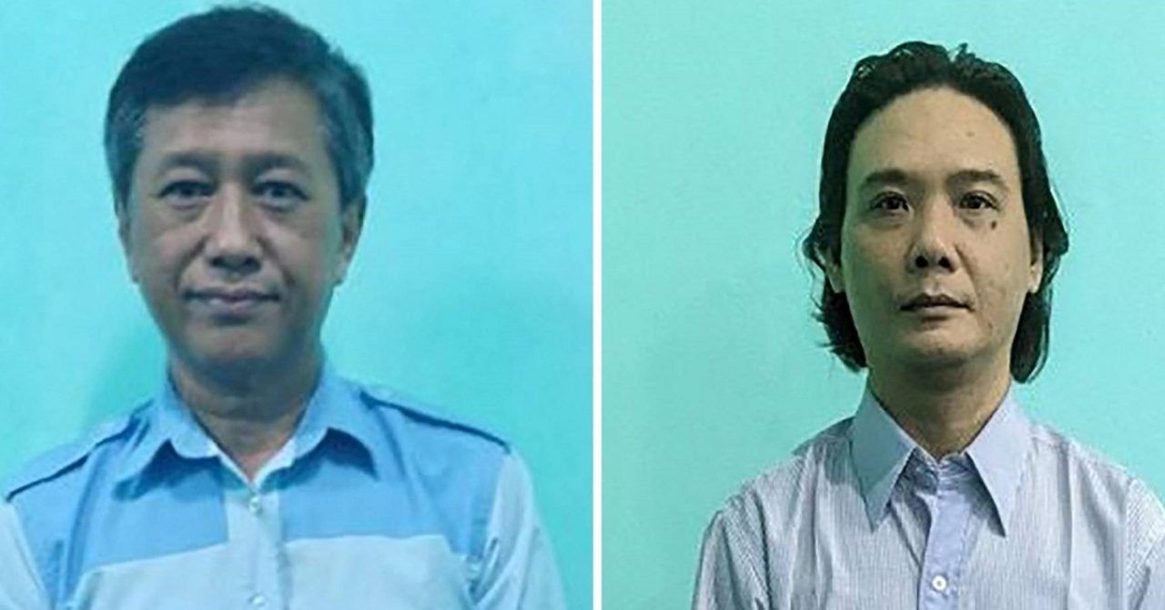 Due dei quattro attivisti giustiziati in Myanmar