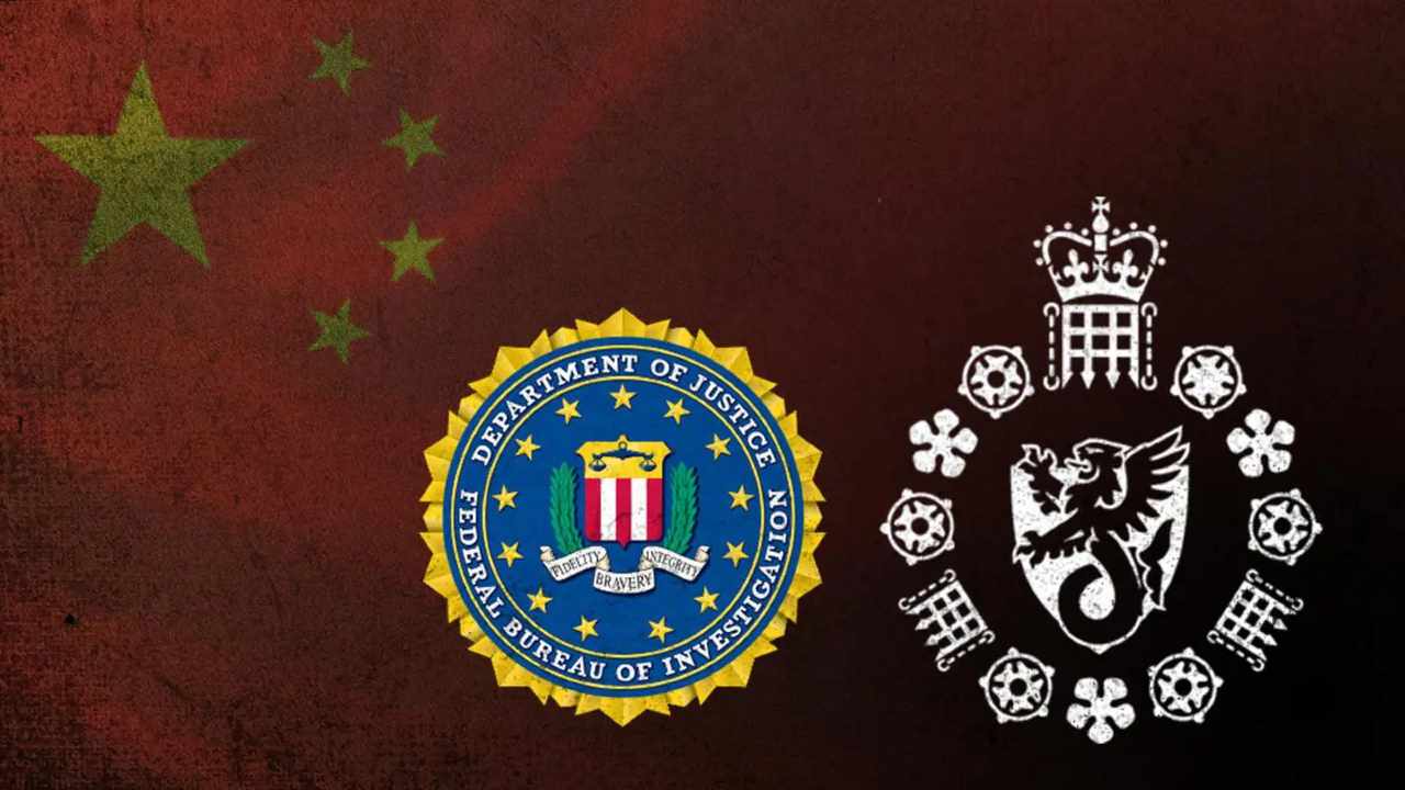 FBI MI5 Cina spionaggio