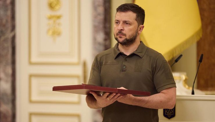 Il Presidente Ucraino Zelensky