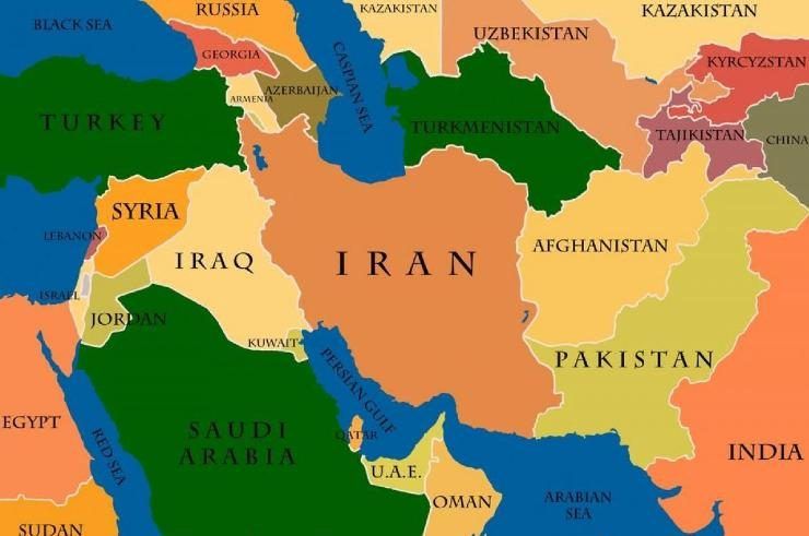 Iran mappa
