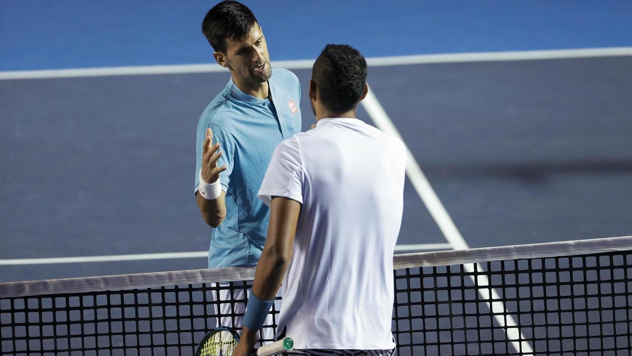 Novak Djokovic e Nick Kyrgios
