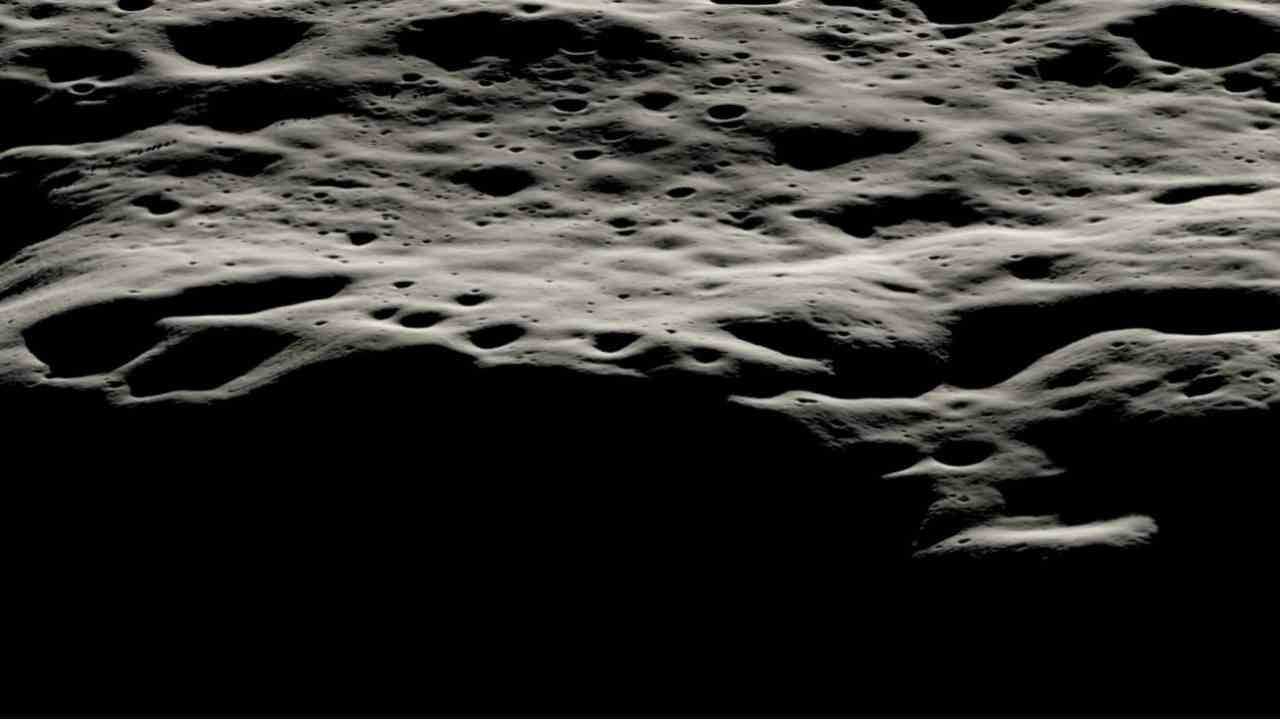 La superficie lunare