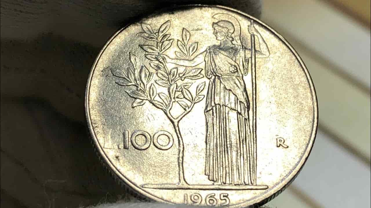 100 lira coin