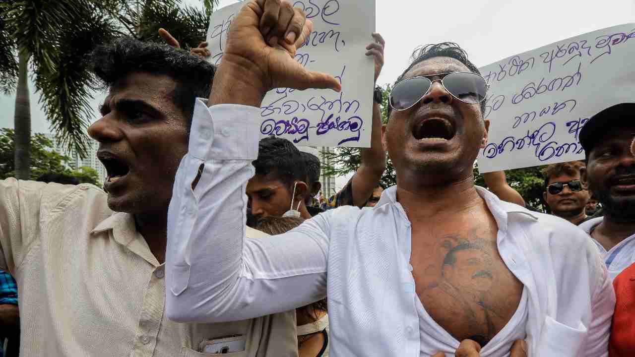 Proteste in Sri Lanka 