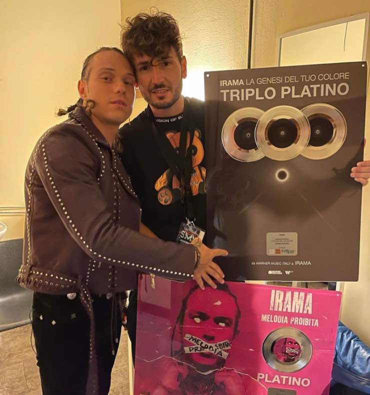 Andrea Rombolà con Irama