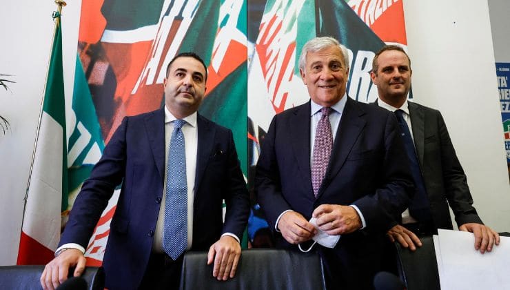 Francesco Cannizzaro, Antonio Tajani e Alessandro Battilocchio