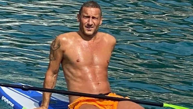 Francesco Totti a Sabaudia