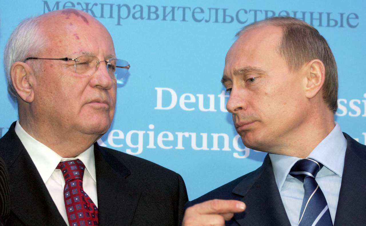 Gorbaciov e Putin nel 2004