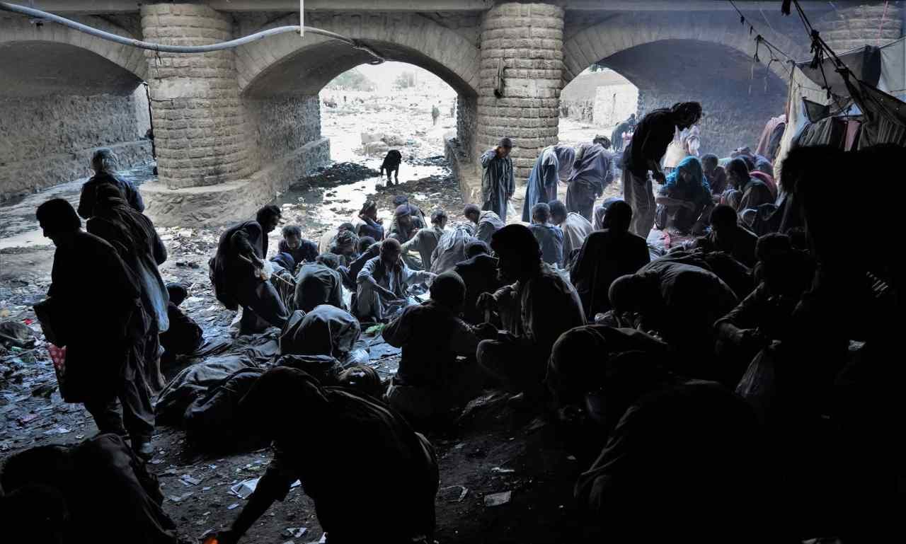 Il ponte di Pul-e-Sukhta, a Kabul
