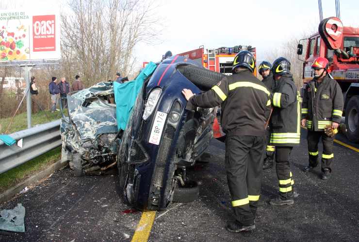 Intervento vigili del fuoco