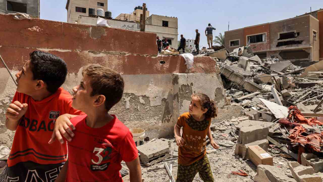 Bambini nella striscia di Gaza