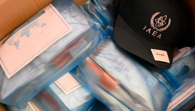 Kit dell'Aiea per la missione a Zaporizhzhia