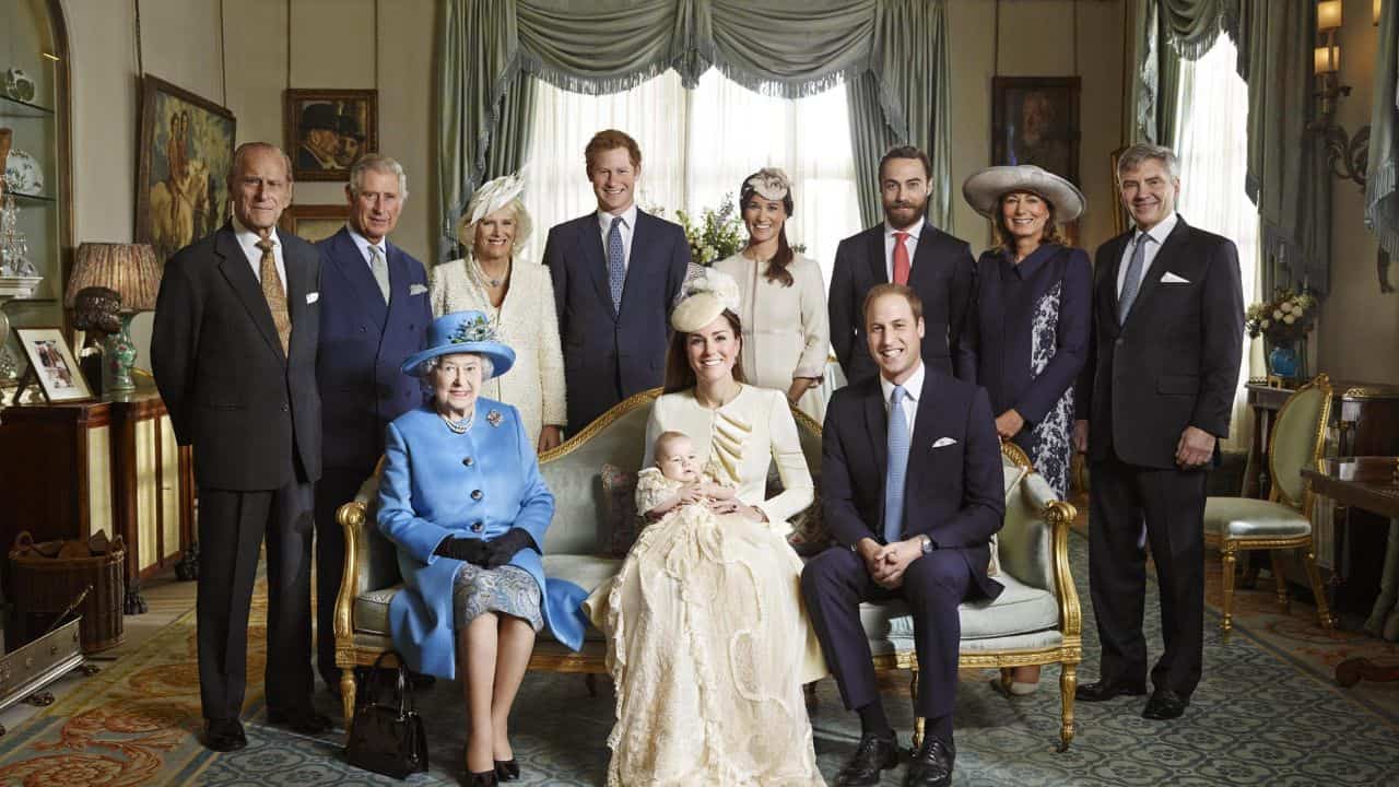 La Royal Family al battesimo del principe George