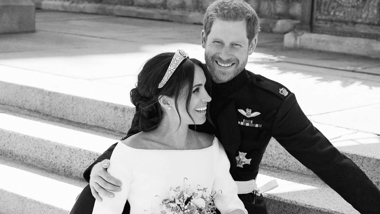 Meghan e Harry il giorno del matrimonio