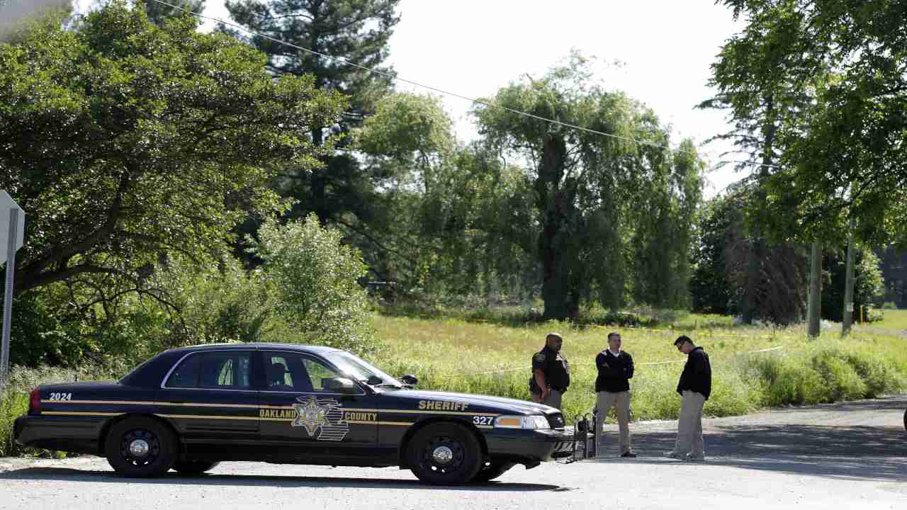 Polizia sul luogo della sparatoria
