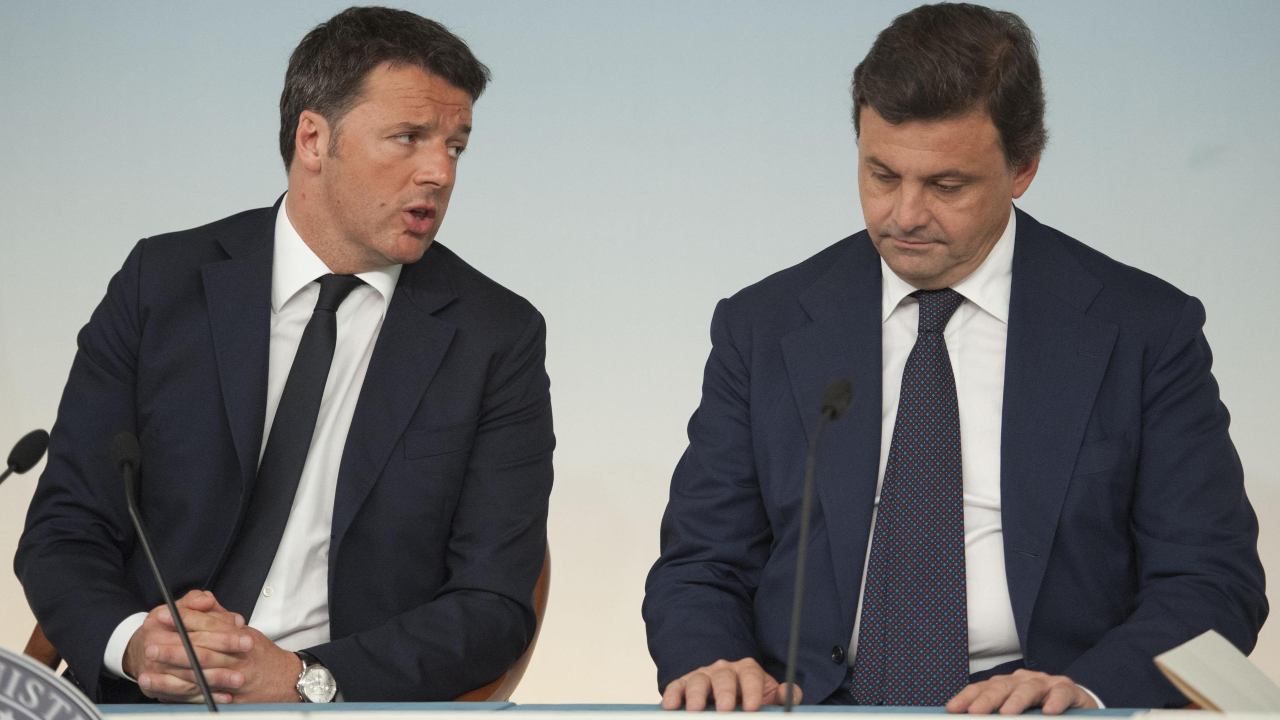 Mattero Renzi e Carlo Calenda