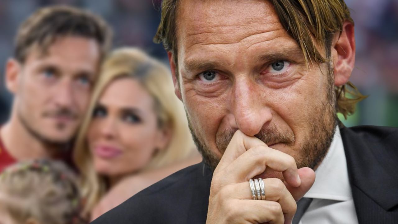 Totti in lacrime per Ilary