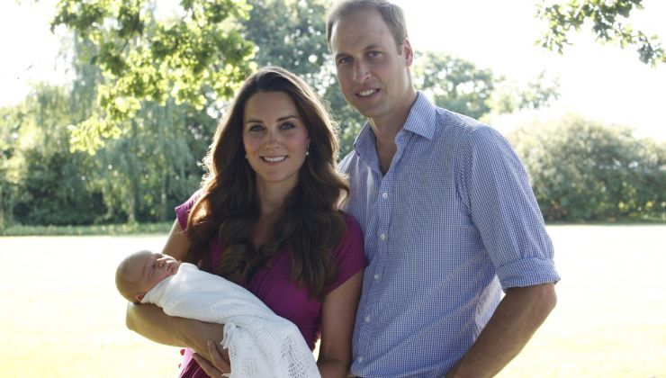 William e Kate con il primogenito George
