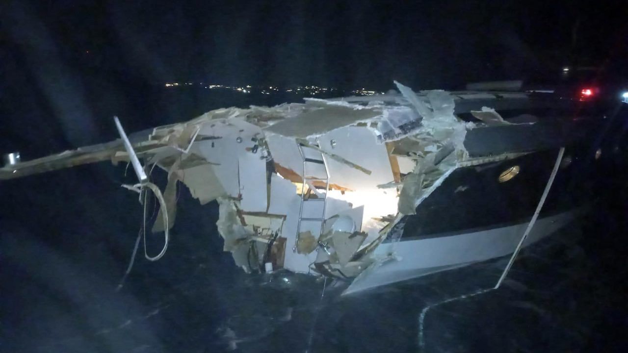 Yacht, incidente Porco Cervo