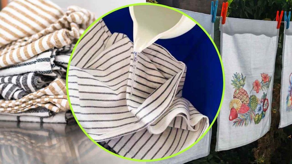 Set Cucina Con Gallo: 4 Strofinacci, 2 Tappeti, 2 Presine, 2 Guanti Da Forno, Design Rustico Nero E Bianco, Regalo Per Mamma E Nonna