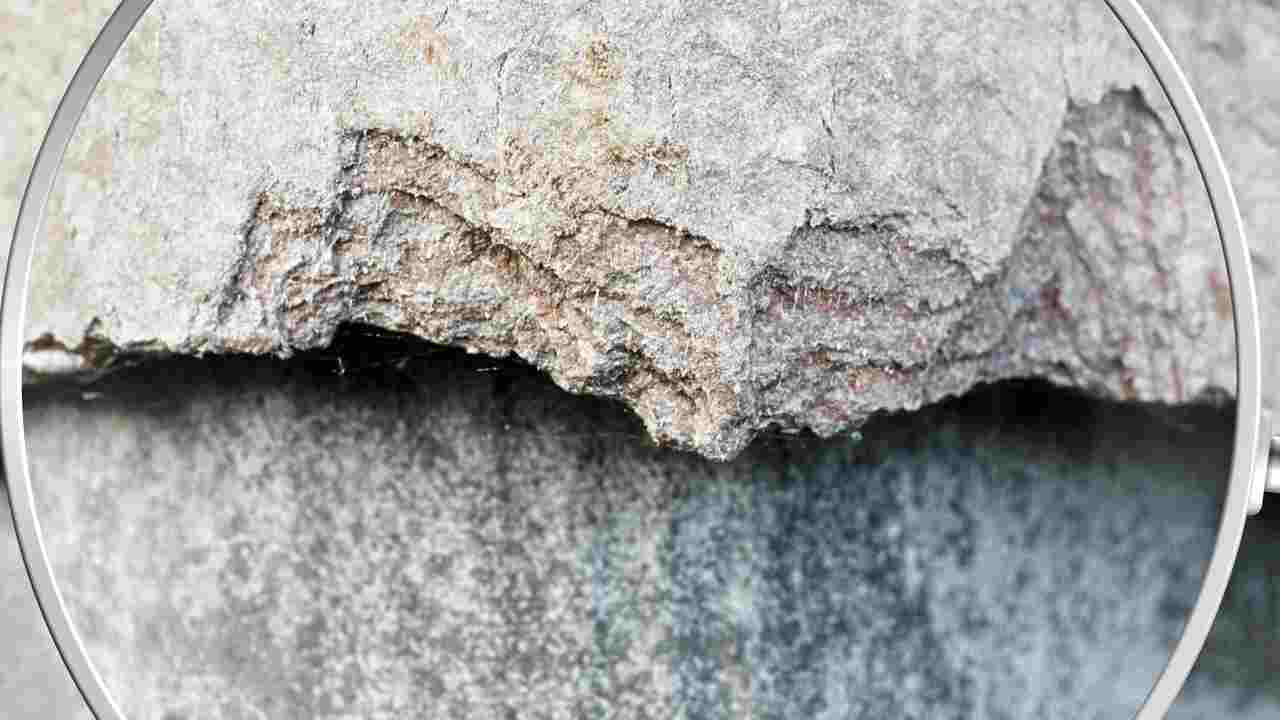 Presenza di amianto tossico